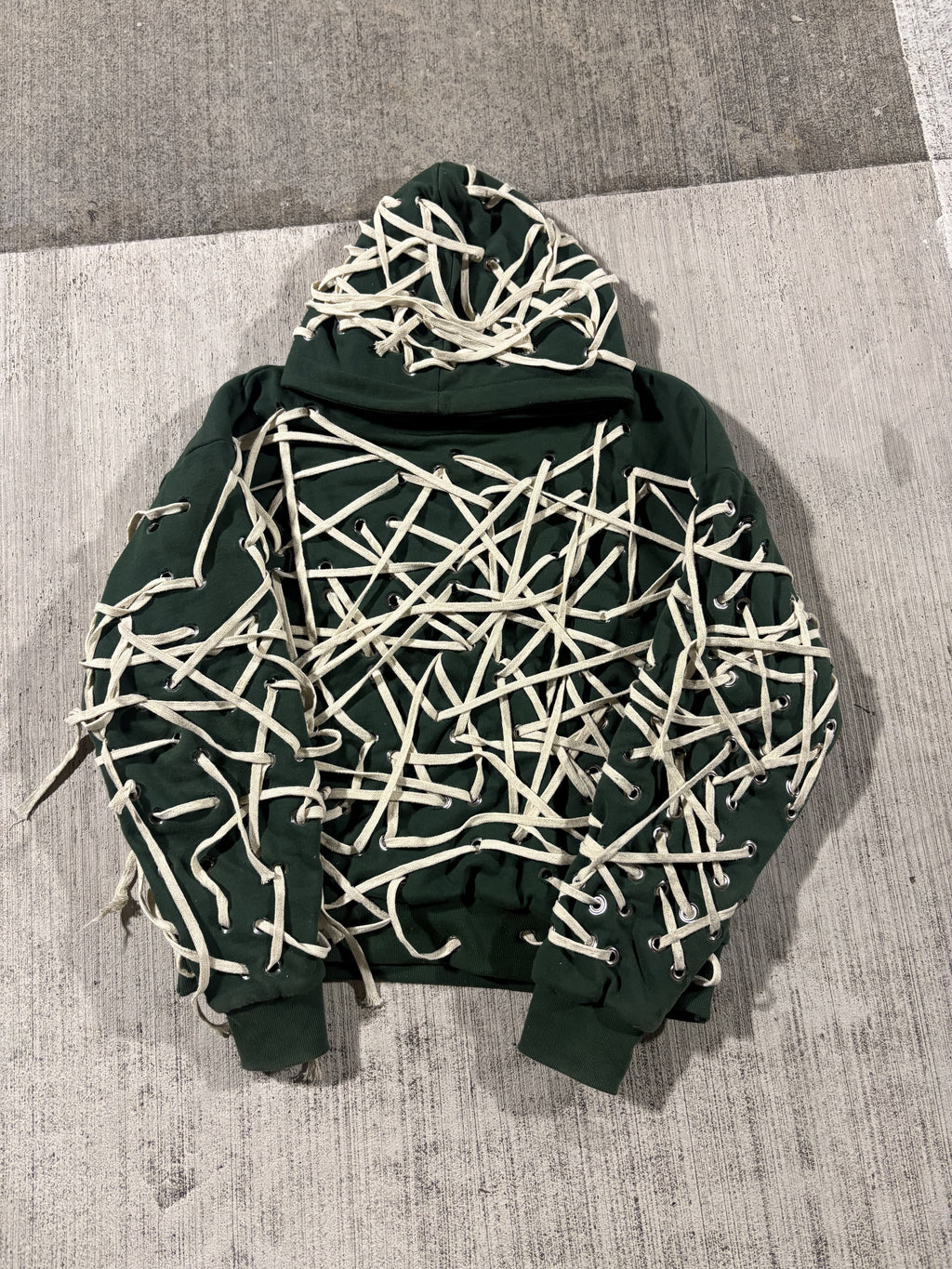 Artisan Hand Laced Hoodie