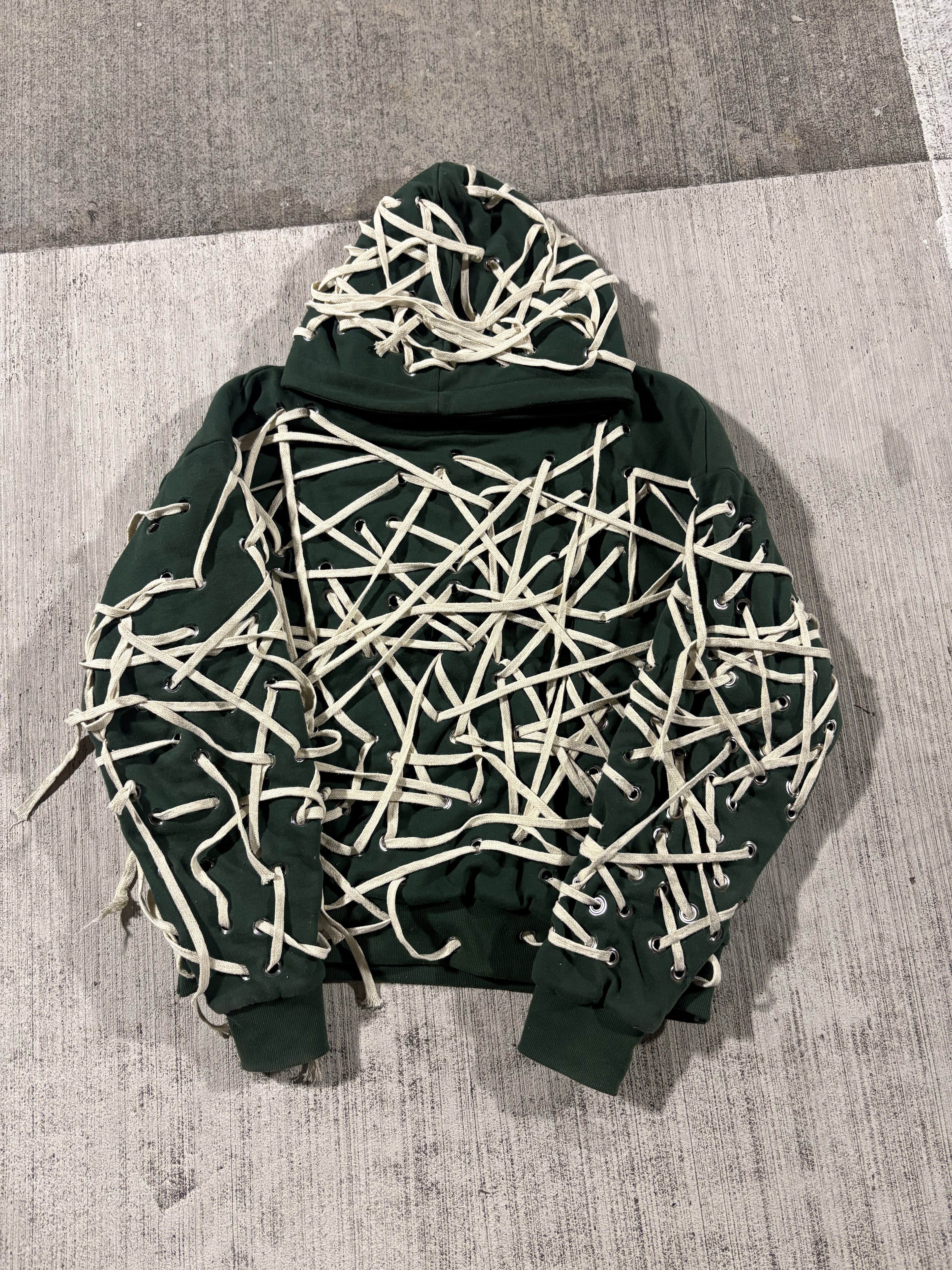 Artisan Hand Laced Hoodie